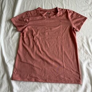 Uniqlo Dusty Rose Athletic Tee